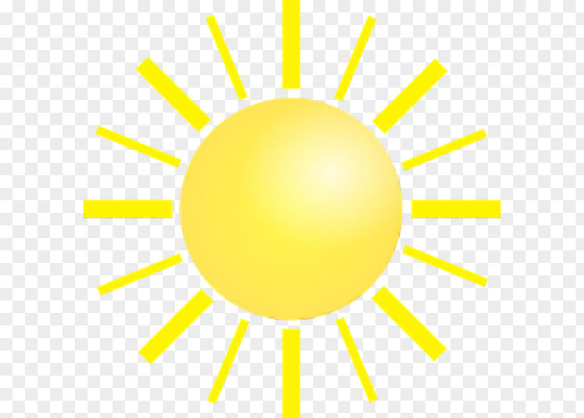 Yellow Sun Symbol PNG