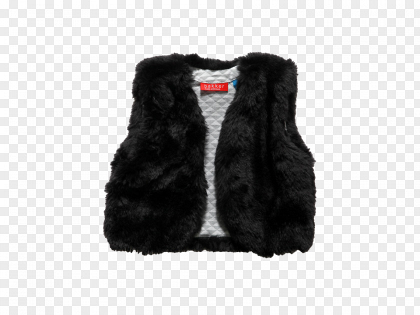 Faux Fur Clothing Outerwear Black M PNG