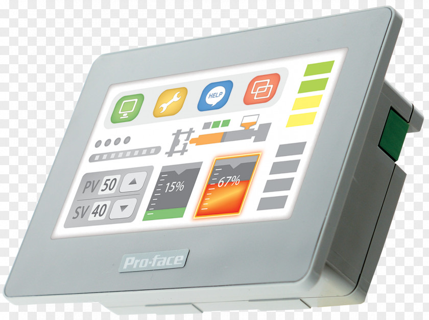 Proface Hmi User Interface Pro-Face America, Inc. Touchscreen Display Device Programmable Logic Controllers PNG