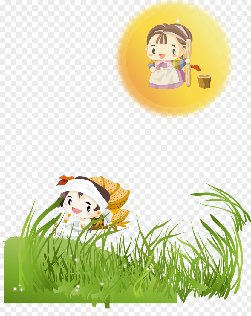 The Field Of Autumn Illustration PNG