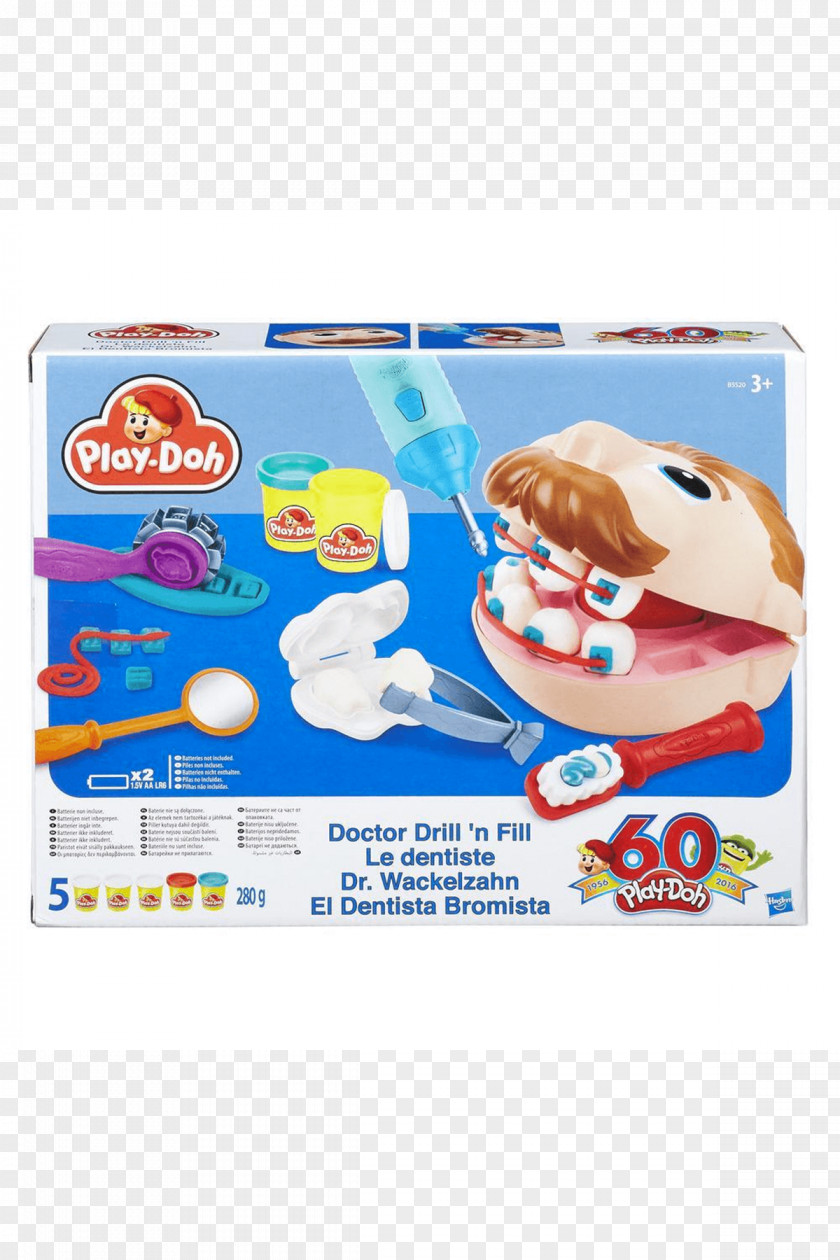 Toy Play-Doh B5520 Doctor Drill N Fill Playset Child Augers PNG
