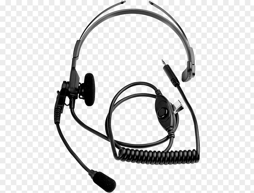 Two-way Radio Headphones Inland 87070 Pc Headset Lightweight W/mic Car Audio Communication Accessory PNG