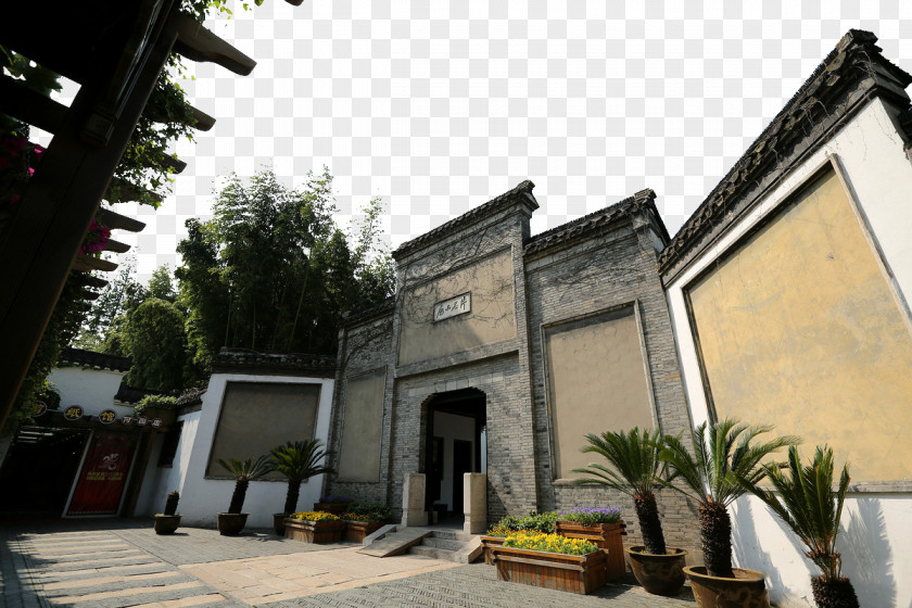 Yangzhou Ho Park He Garden Landmark Icon PNG