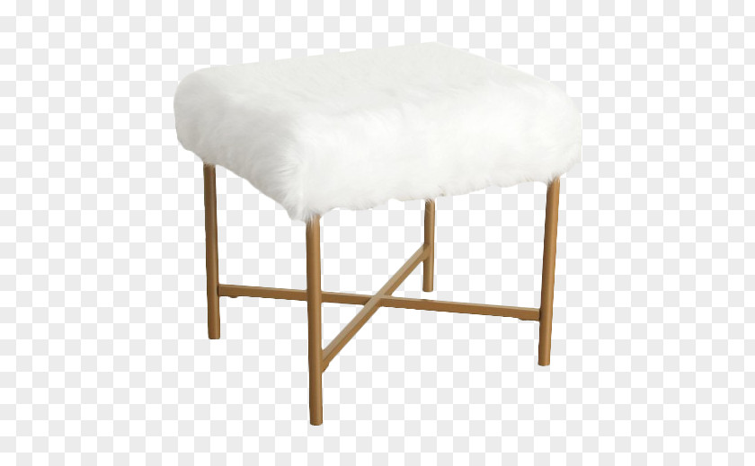 Chair Foot Rests Furniture Footstool Fake Fur PNG