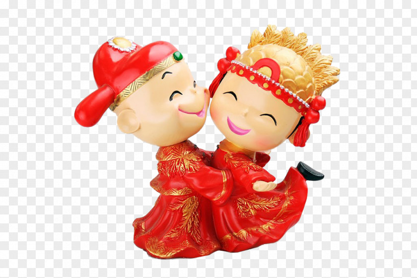 Chinese Traditional Bride And Groom Ceramic China Real Bridegroom PNG