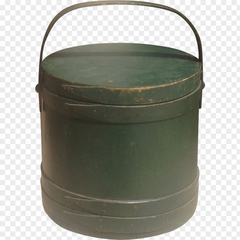 Wooden 5 Gallon Bucket Plastic Lid Metal PNG