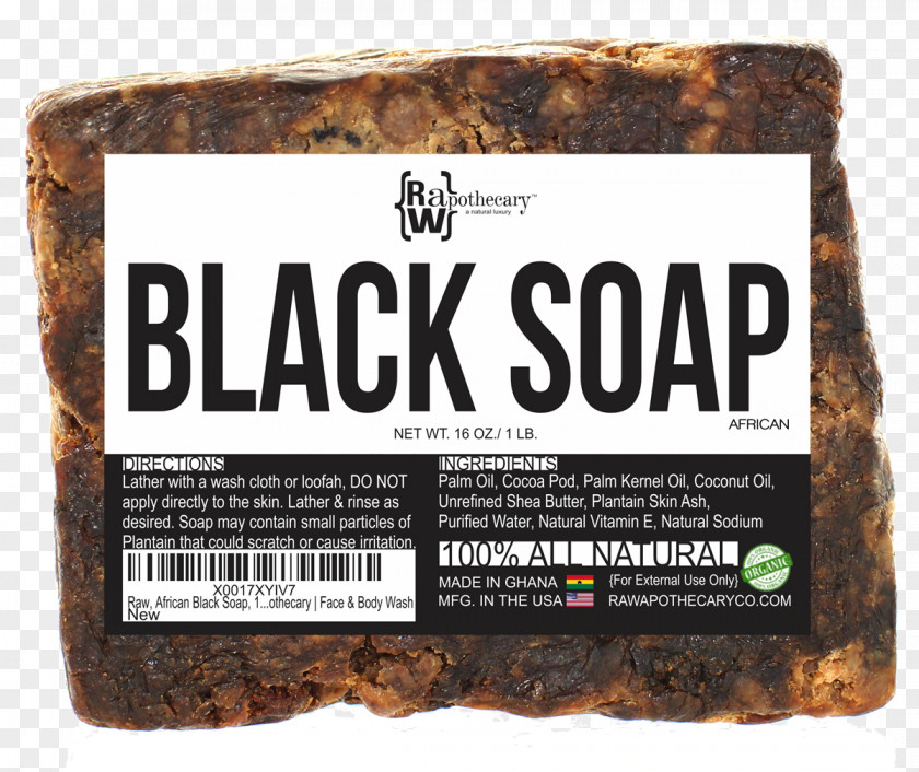 Apothecary African Black Soap Shea Butter Skin Shower Gel PNG