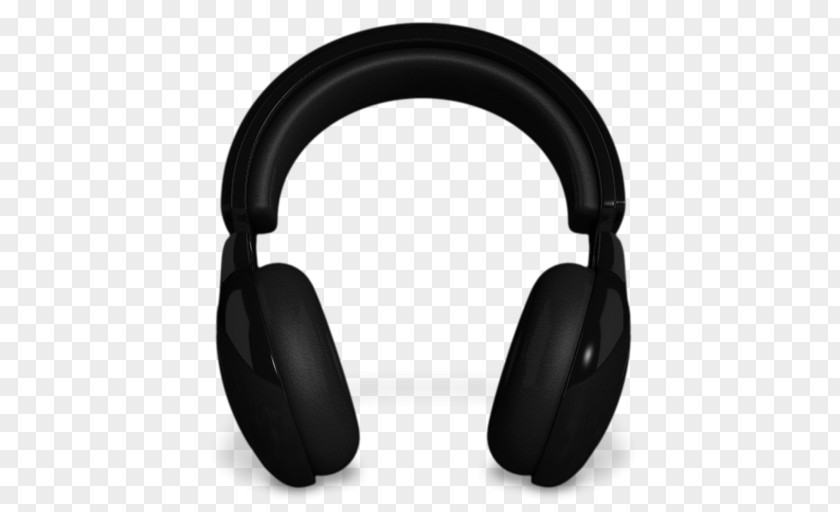 Black Headphones Headset Desktop Environment Icon PNG