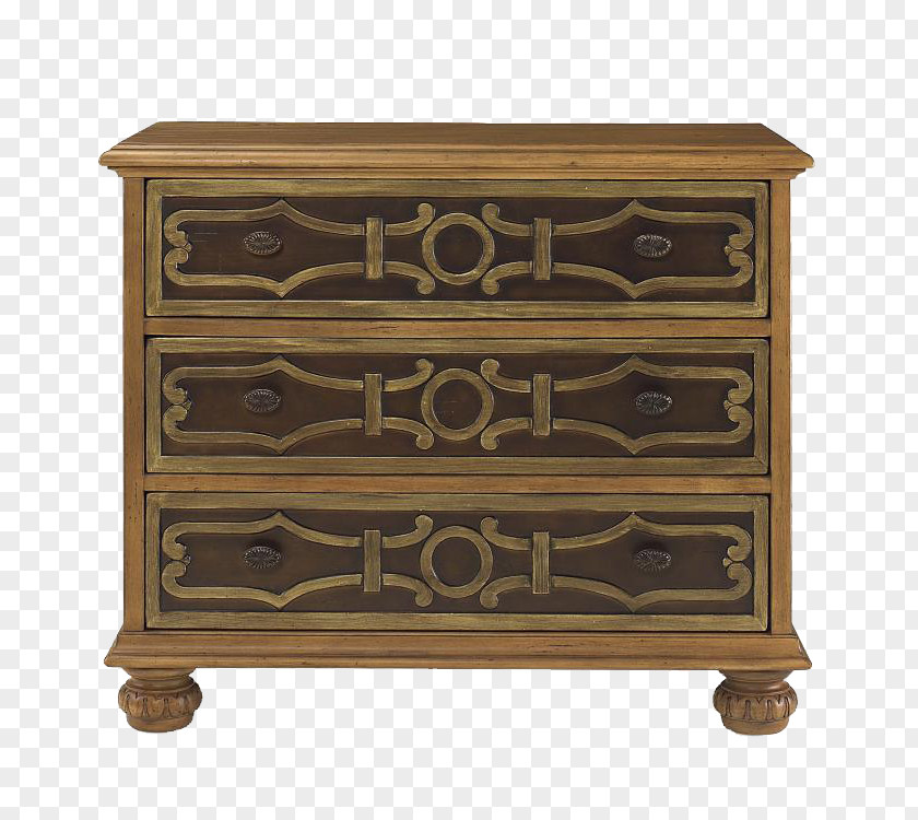 Hand-painted Wardrobe Closet Picture Nightstand Drawer Garderob Furniture PNG