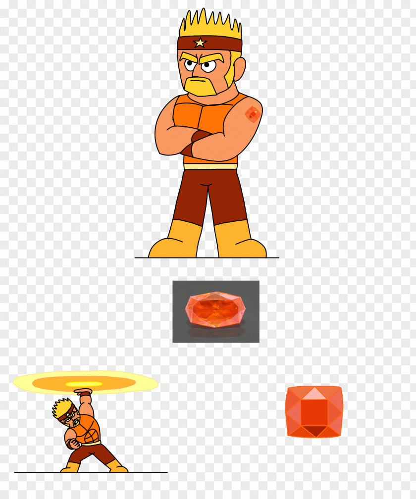 Drill Sergeant Gemstone Illustration Clip Art Wulfenite Image PNG