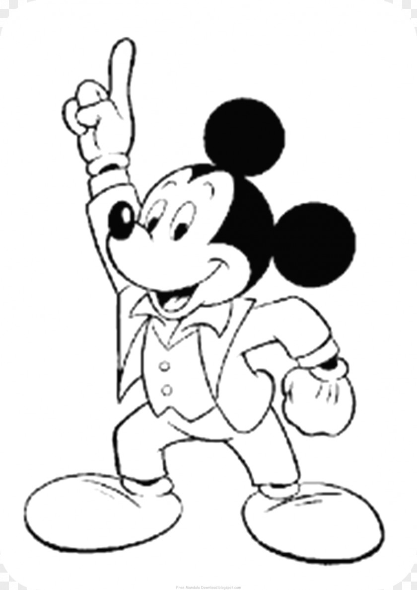 Mickey Mouse Minnie Coloring Book Christmas Pages PNG