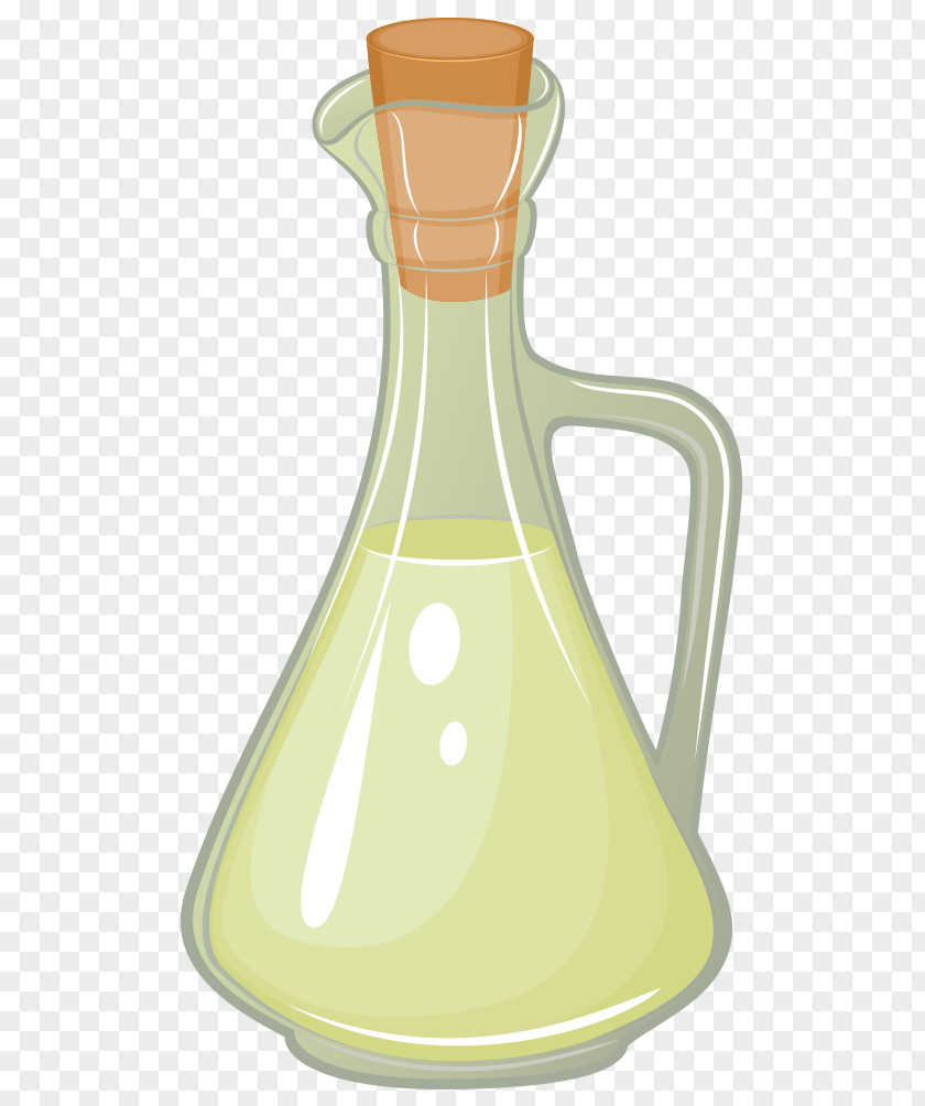 Water Glass Bottle Mounted Hand-painted Cartoon Download PNG