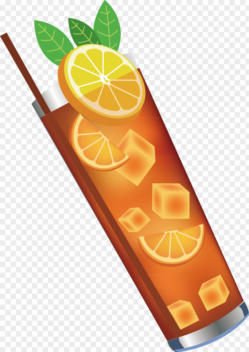 Wine Glass Decorative Design Vector Soft Drink Orange Juice Lemonade PNG