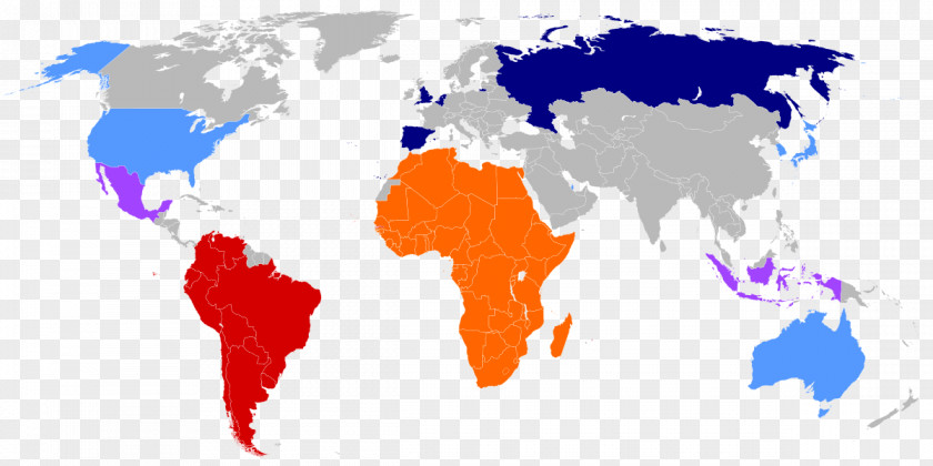 World Cup 2018 Left- And Right-hand Traffic Map Ruch Prawostronny Road PNG