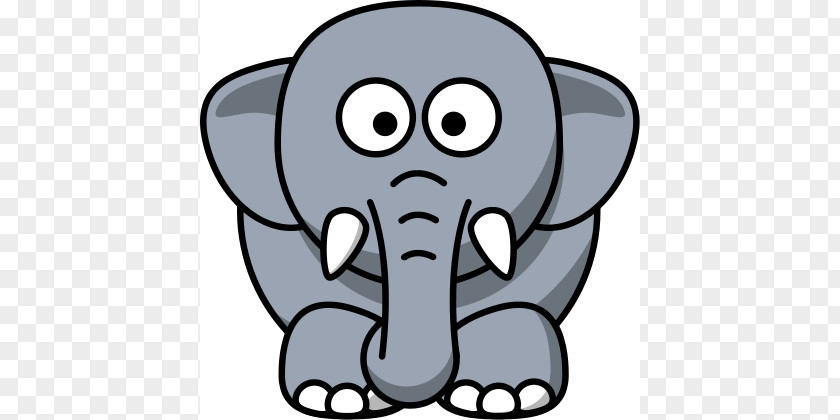 Baby Elephant Cartoon Clip Art PNG