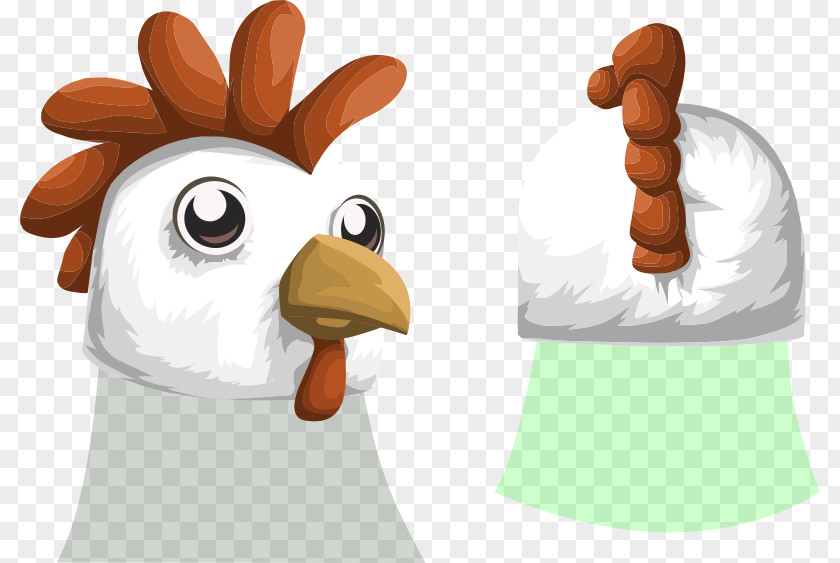 Cartoon Avatar Chicken Rooster Animation Clip Art PNG