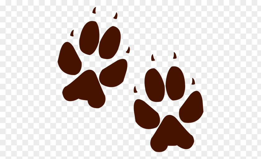 Footprint Dog Bear Cat Animal Track PNG