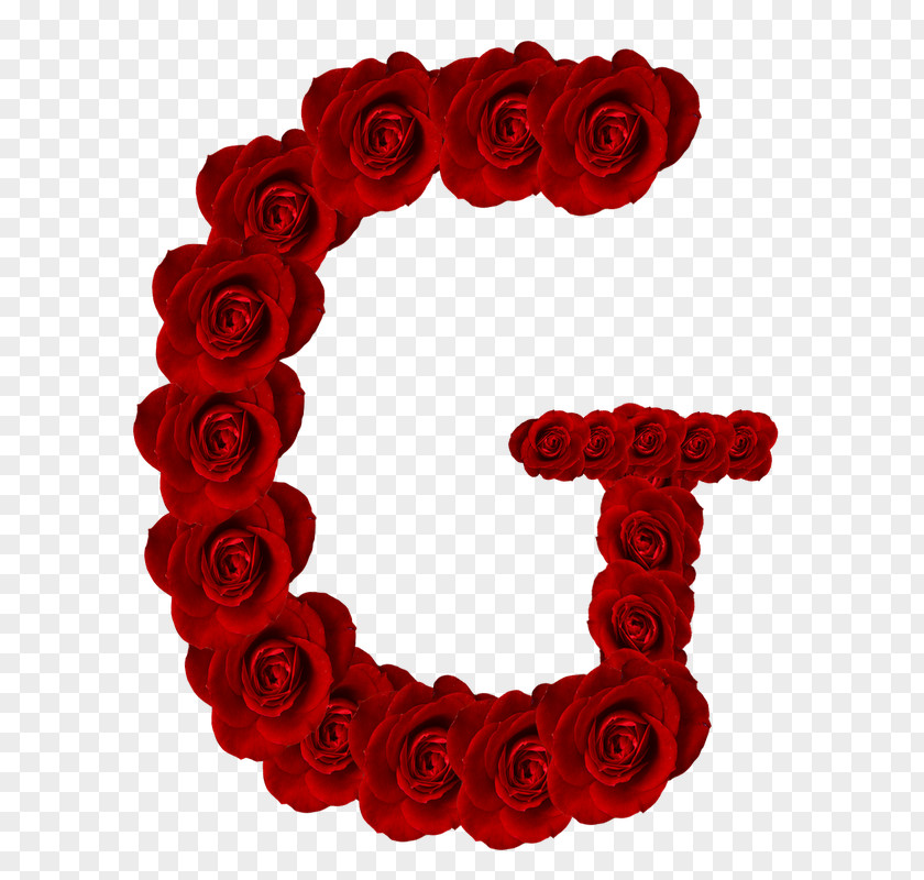 Rose Garden Roses Letter Alphabet PNG