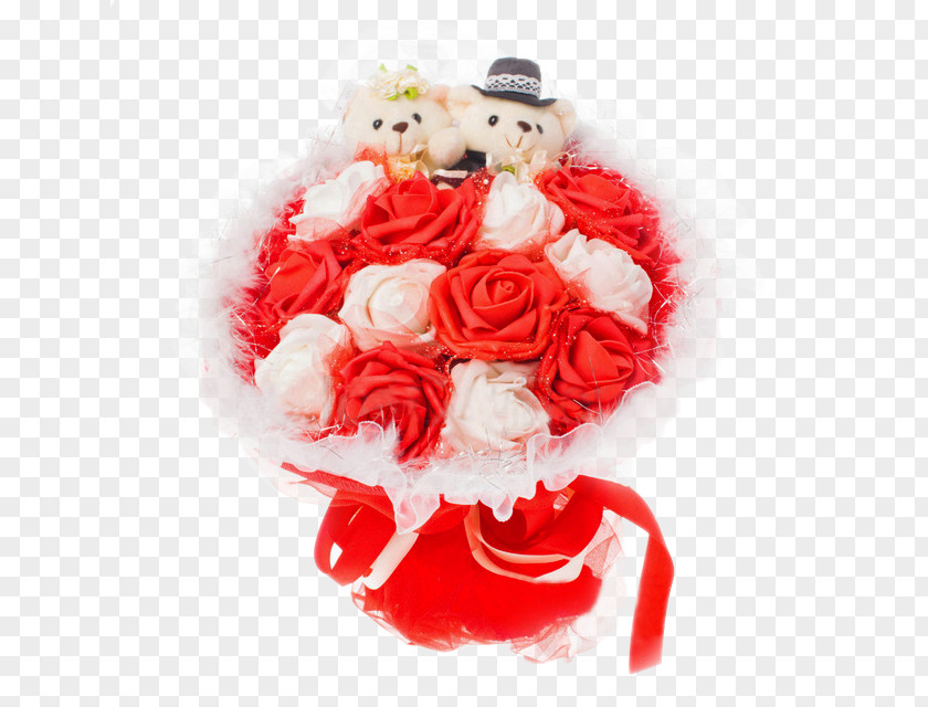 Santa Claus Garden Roses Christmas Ornament Cut Flowers PNG