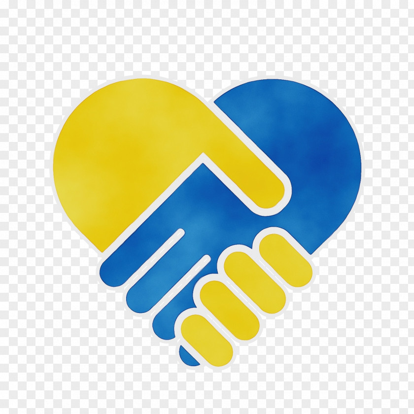 Thumb Electric Blue Yellow Finger Hand Gesture PNG