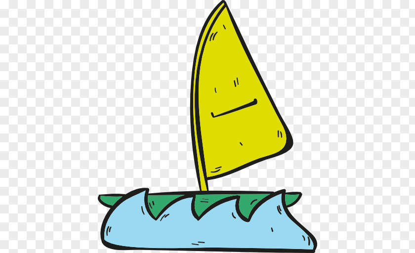 Boat Green Yellow PNG