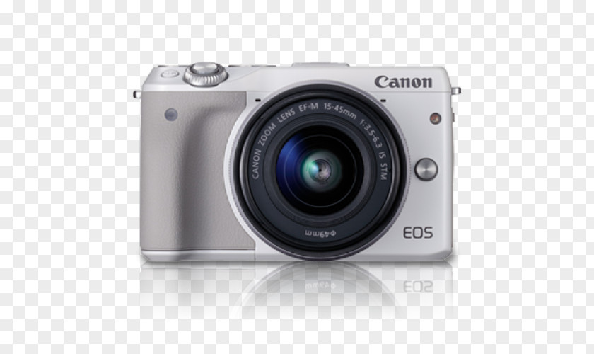 Canon EF-S 18–55mm Lens EOS M3 M100 Mirrorless Interchangeable-lens Camera PNG