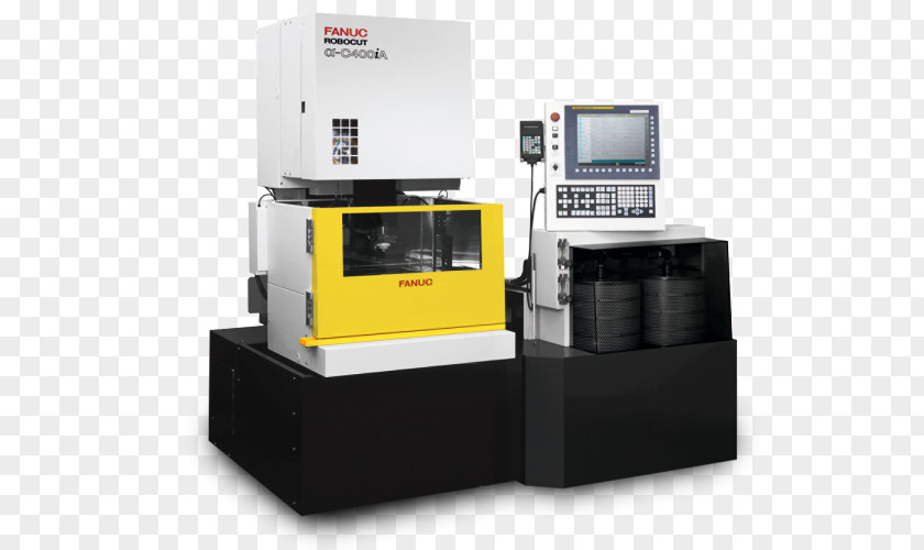 Fanuc Robot Electrical Discharge Machining Computer Numerical Control Machine Automation PNG
