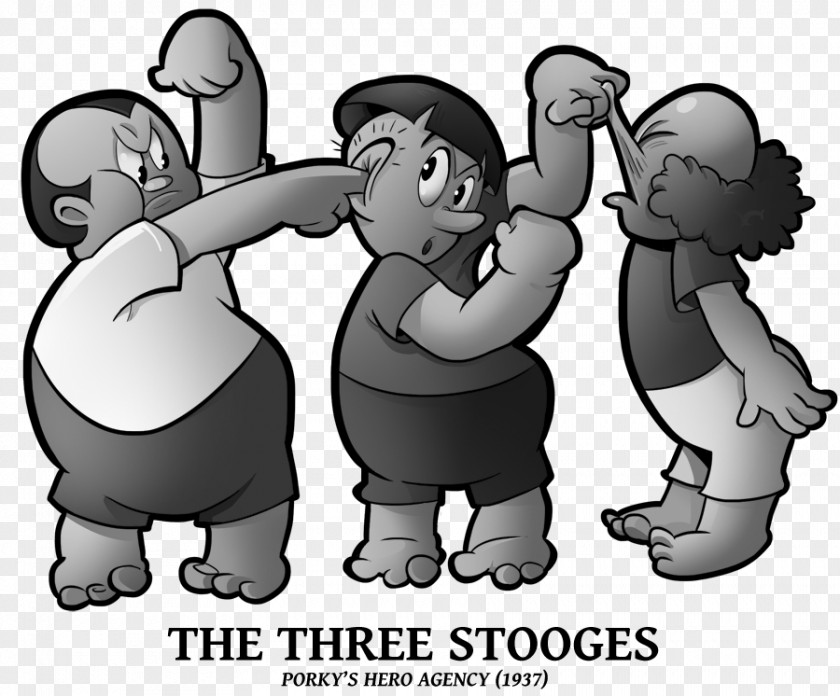 The Three Stooges Comics Hero Character Cartoon PNG