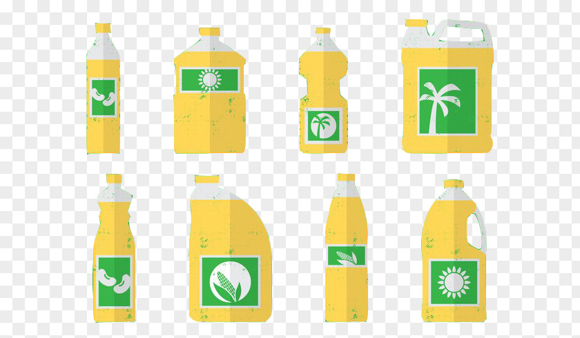 All Kinds Of Orange Juice Plastic Bottle Lubricant Vegetable Oil PNG