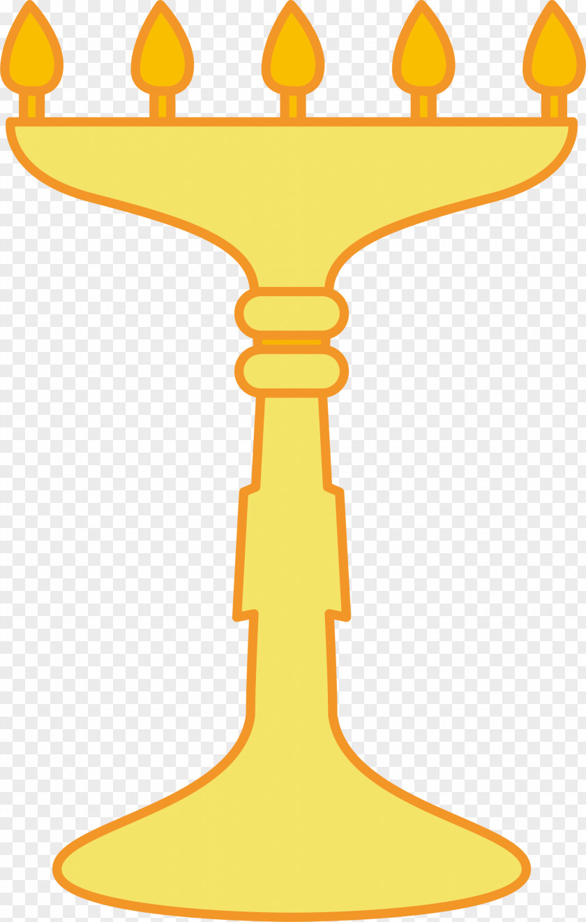 Candle Holder Yellow Meter Candlestick PNG