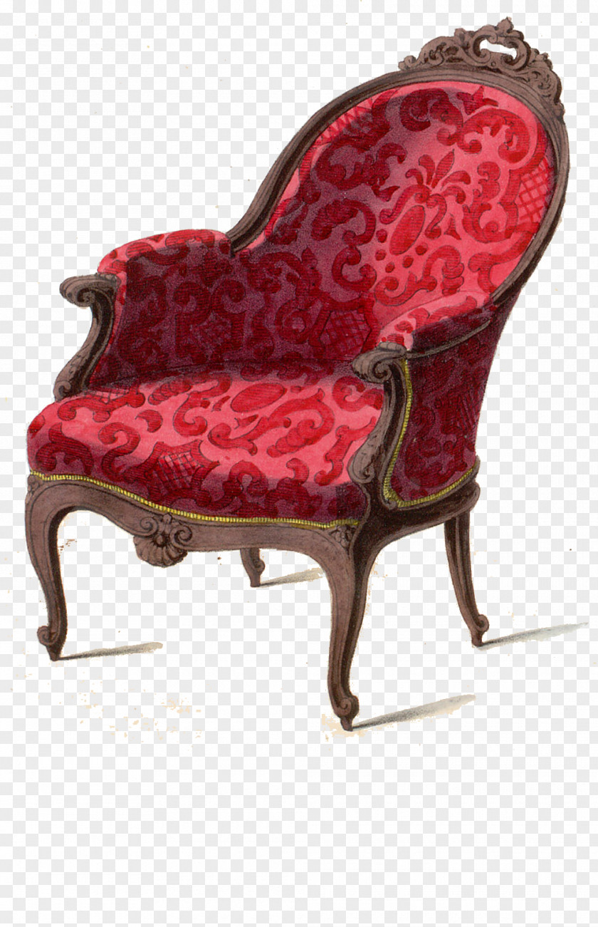 Chair Furniture Louis Quinze Design Vintage PNG