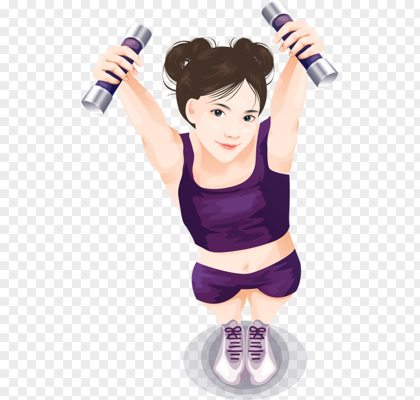 Fitness Woman Euclidean Vector Sport Space Illustration PNG