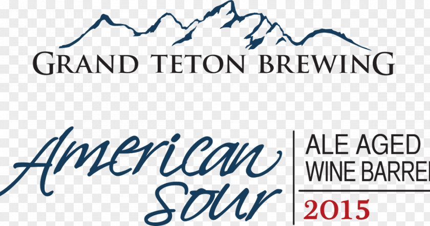 Logo Brand Grand Teton Brewing Company Handwriting Font PNG