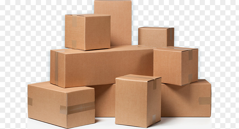 Parcels Paper Cardboard Box Corrugated Fiberboard PNG