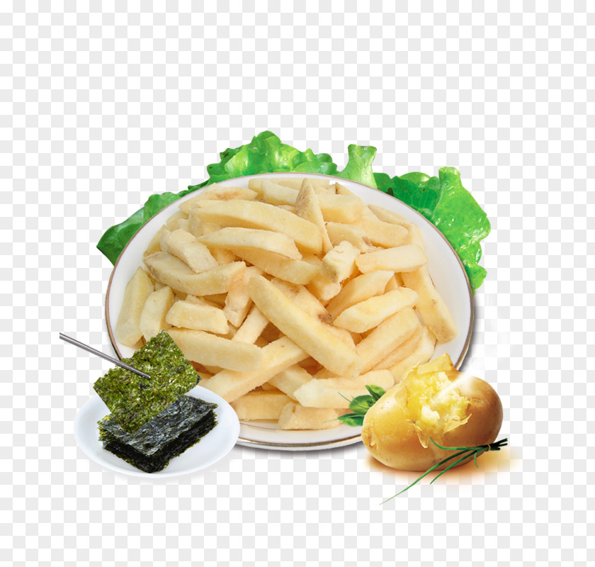 Potato Fries Seaweed Products In Kind French Junk Food PNG