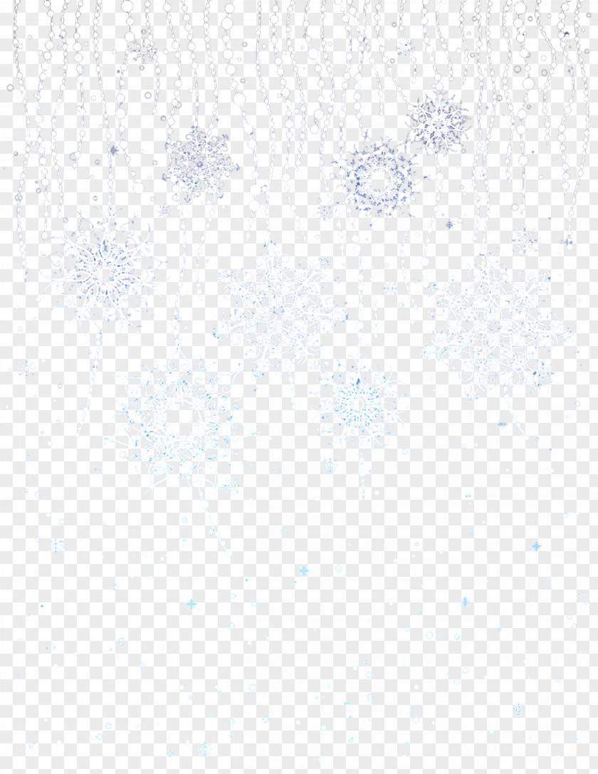 Snowflake Image Blue Pattern PNG