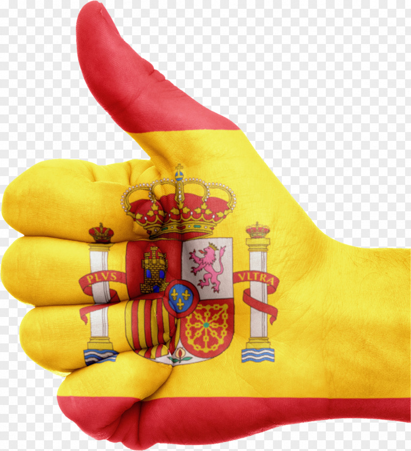 Spain Flag Of Spanish Language Word PNG