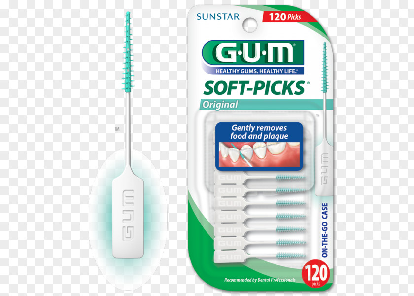 Toothbrush GUM Soft-Picks Gums Dental Floss Teeth Cleaning PNG