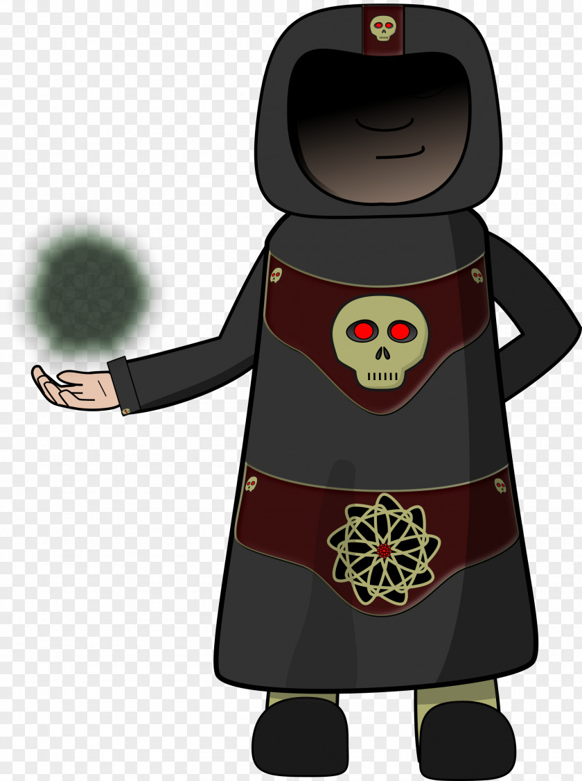 Dark Clipart Magician Necromancy Cartoon Clip Art PNG