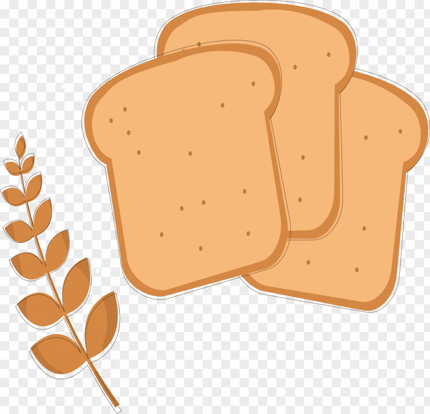 Fine Bread Design Material Toast Wheat Clip Art PNG