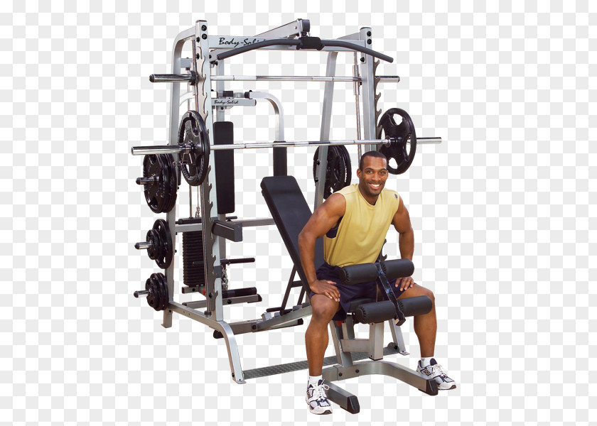 Solid Body Smith Machine Fitness Centre Exercise Equipment Power Rack PNG