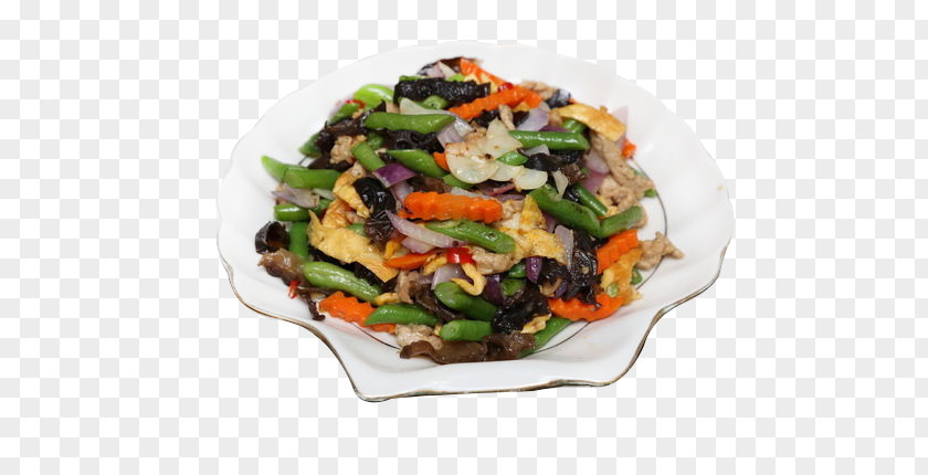 String Beans, Scrambled Eggs Fungus American Chinese Cuisine Common Bean Salad PNG