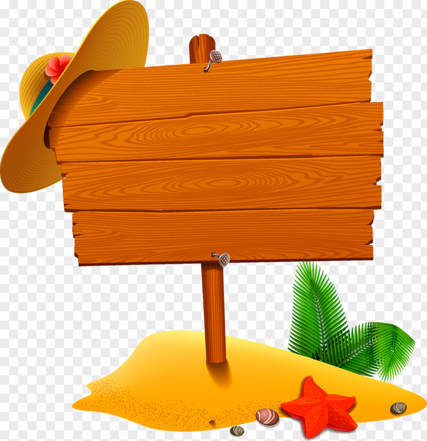 Wood Signs Beach Royalty-free Clip Art PNG