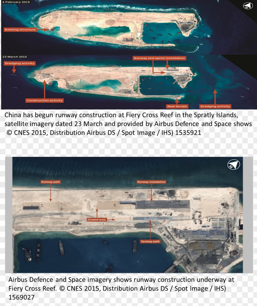 China South Sea Spratly Islands United States PNG