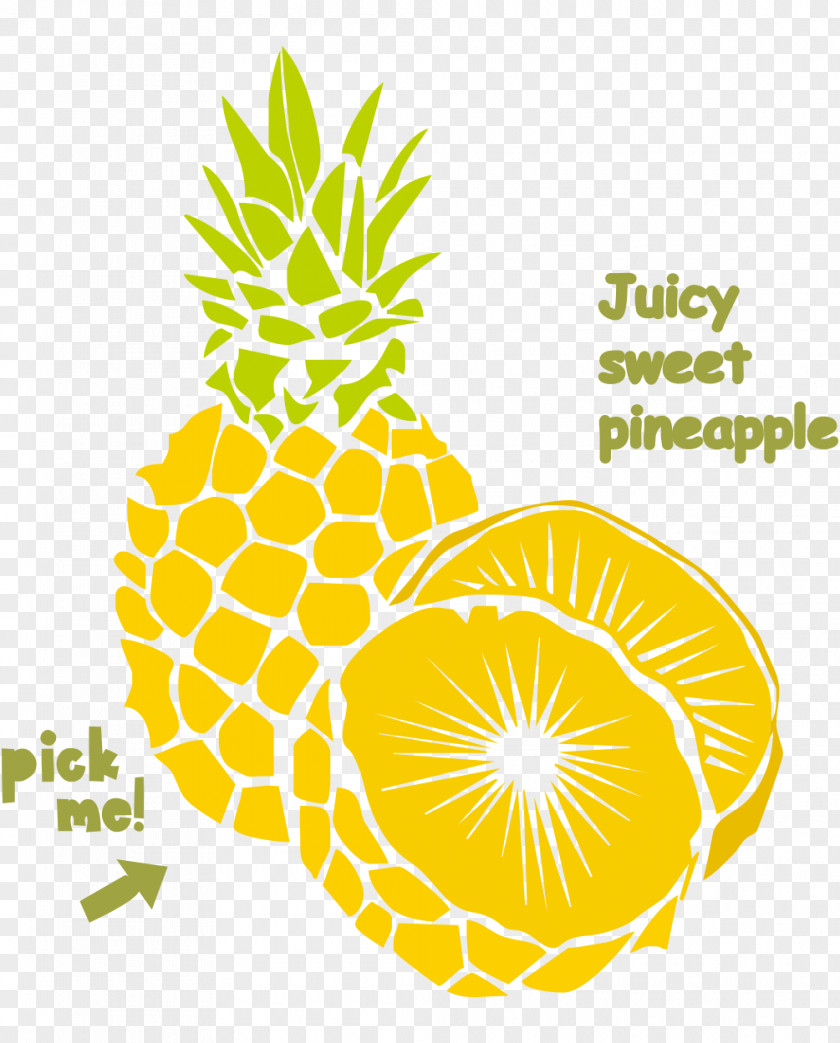 Abacaxi Design Element Pineapple Juice Fruit PNG