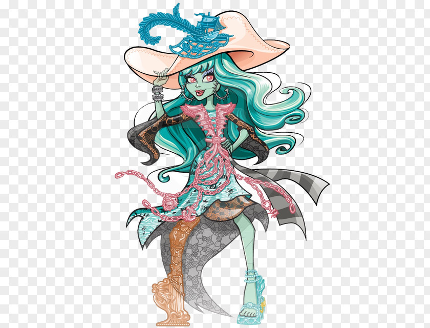 Doll Monster High Vandala Doubloons River Styxx Cleo DeNile PNG