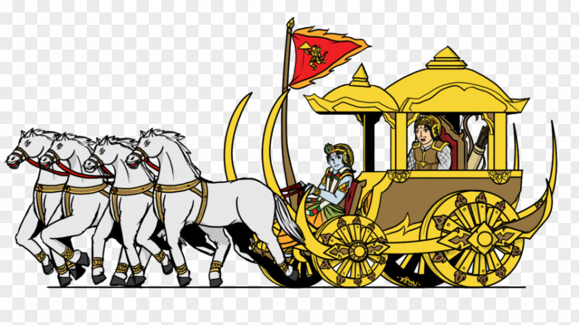 Driver Mahabharata Krishna Kurukshetra War Arjuna PNG