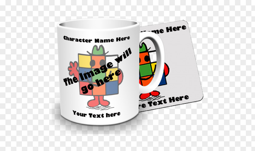 Mug Coaster Mr Men Brand Logo Product PNG