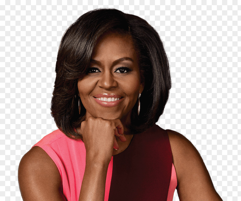 Portrait Michelle Obama White House Queen Elizabeth Theatre First Lady Of The United States Let's Move! PNG