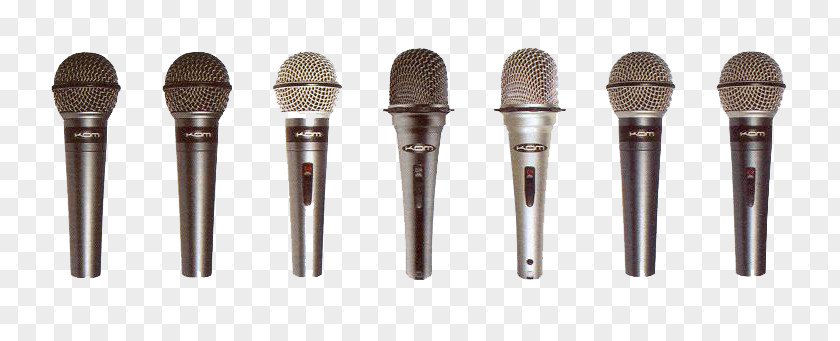 A Row Of Microphones Microphone Sound Mixing Console Loudspeaker Recording PNG